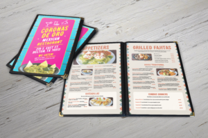diseño de menu para restaurante
