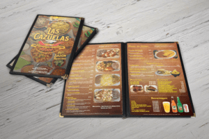 diseño de menu para restaurante