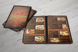 diseño de menu para restaurante